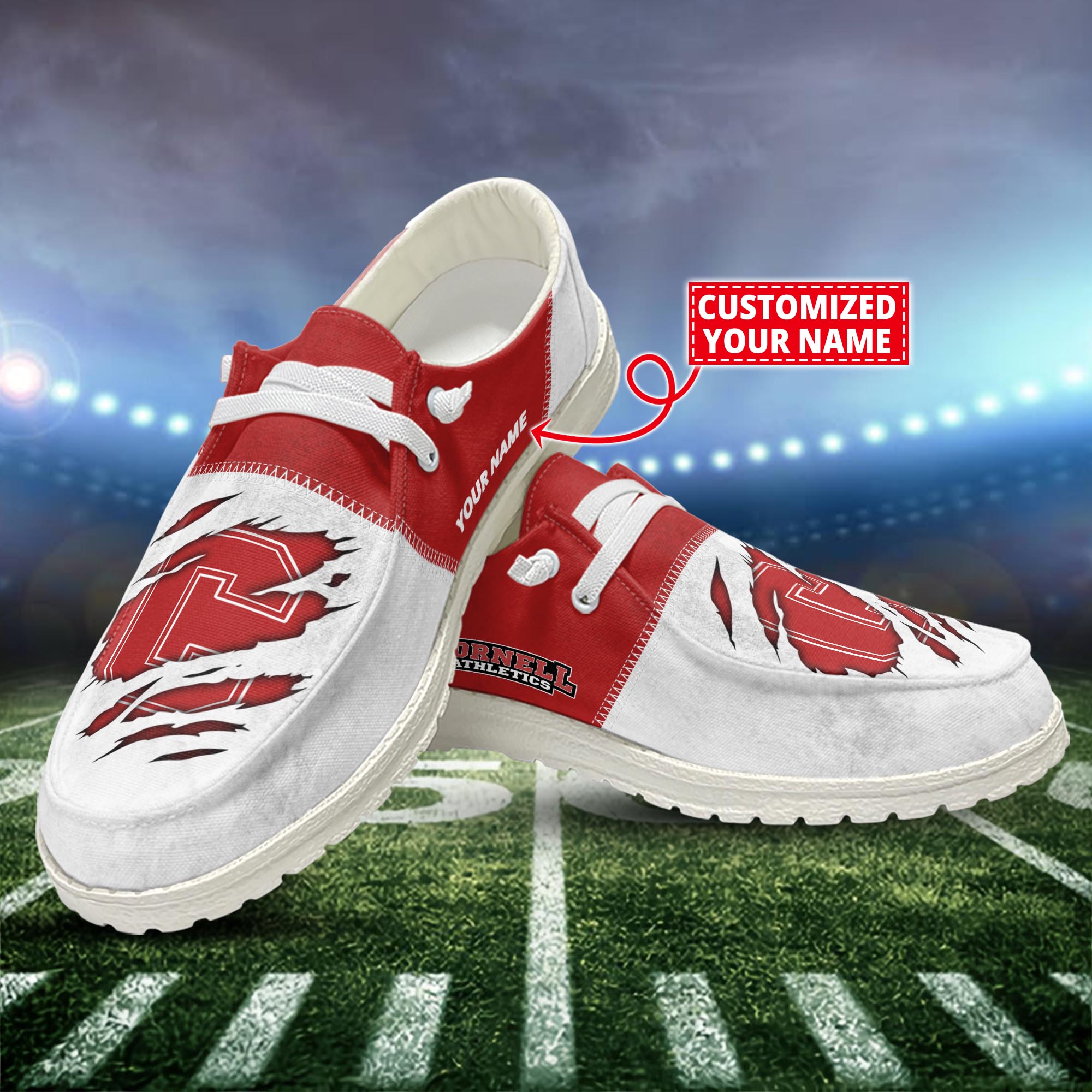 California Golden Bears Personalized Hey Dude Sports Shoes - Custom Name Design