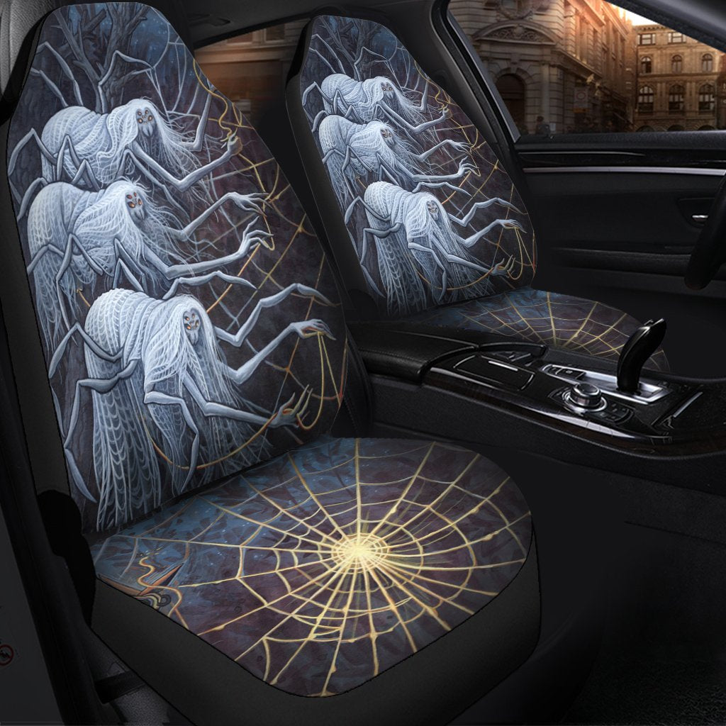 Wolf Rose Car Seat Cover ( Set of 2)