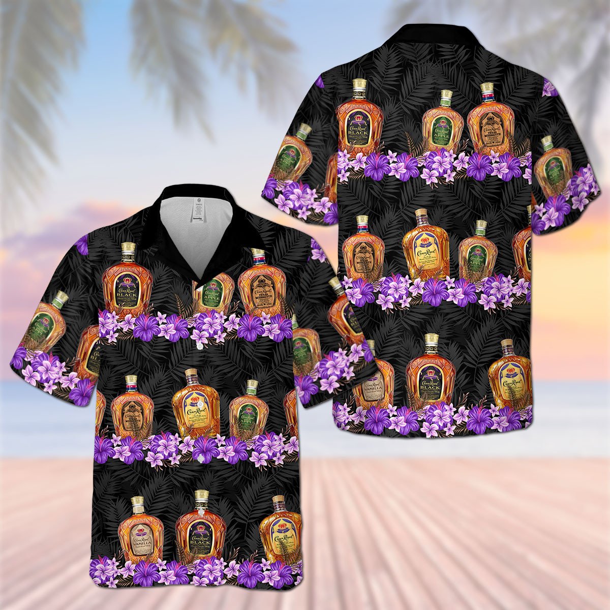 Mandalorian And Crown Royal Hawaiian Shirt