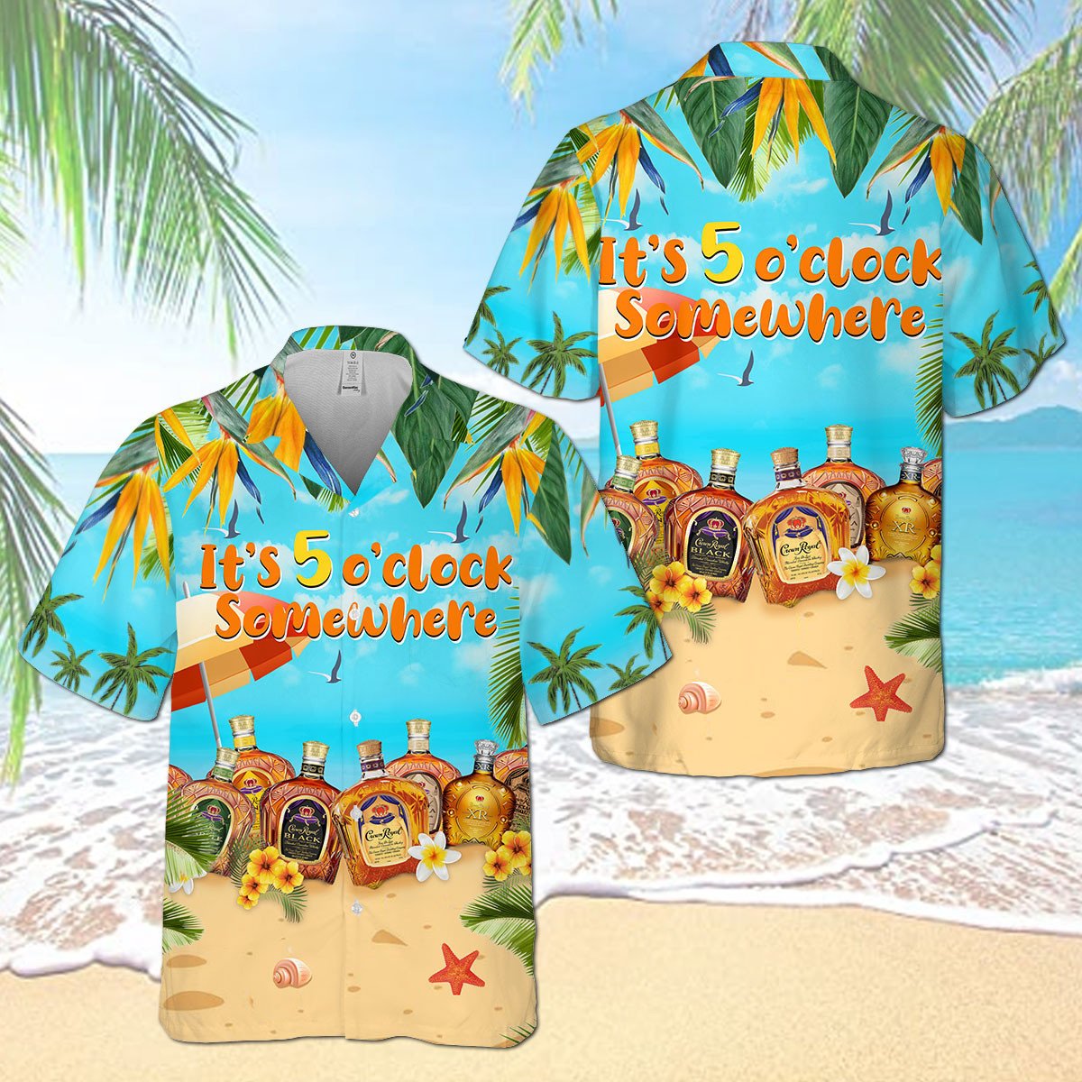 Bombay Shaphire Hawaiian Shirt