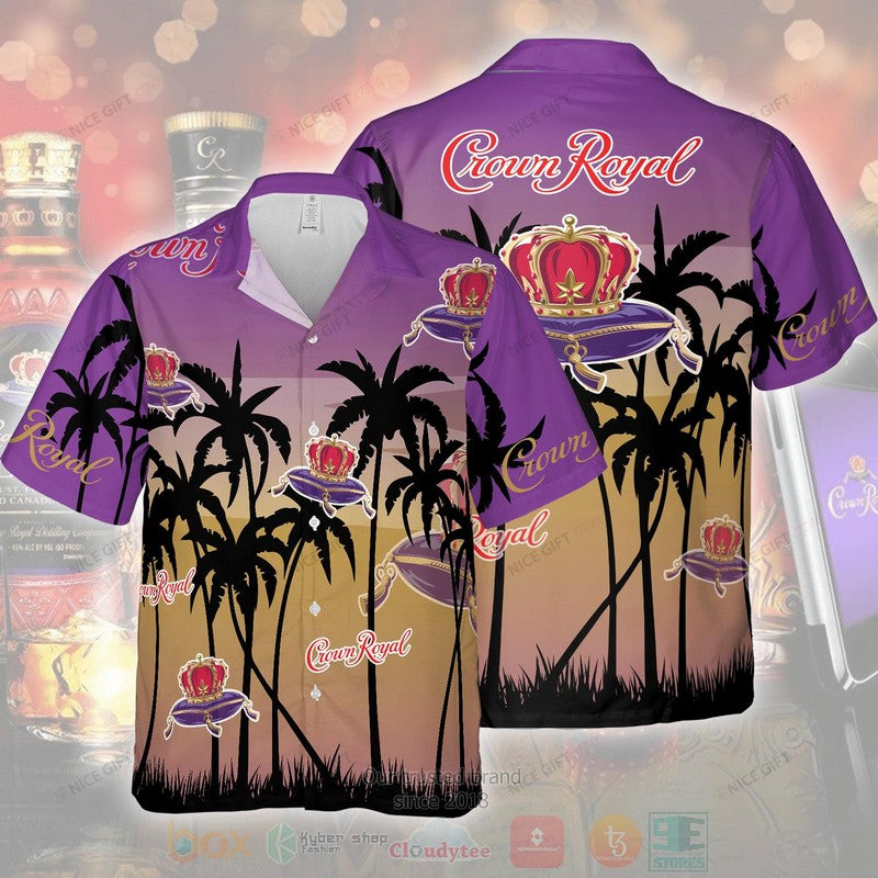 Jim Beam Tropical Flower Hawaiian Shirt