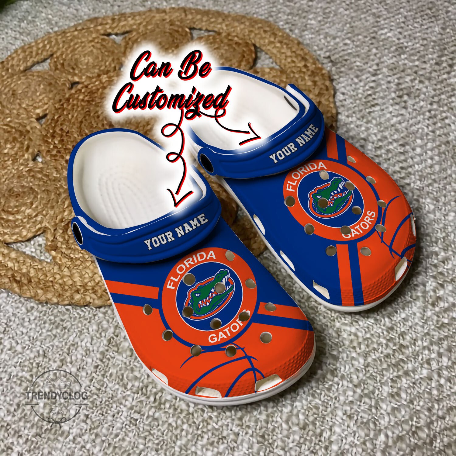 Custom Crocs - F.Gators University Sports Basketball Clog