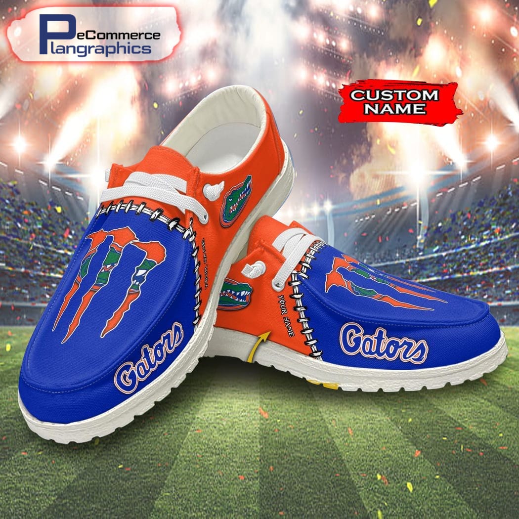 Custom Kentucky Wildcats Team x Monster Hey Dude Shoes 
