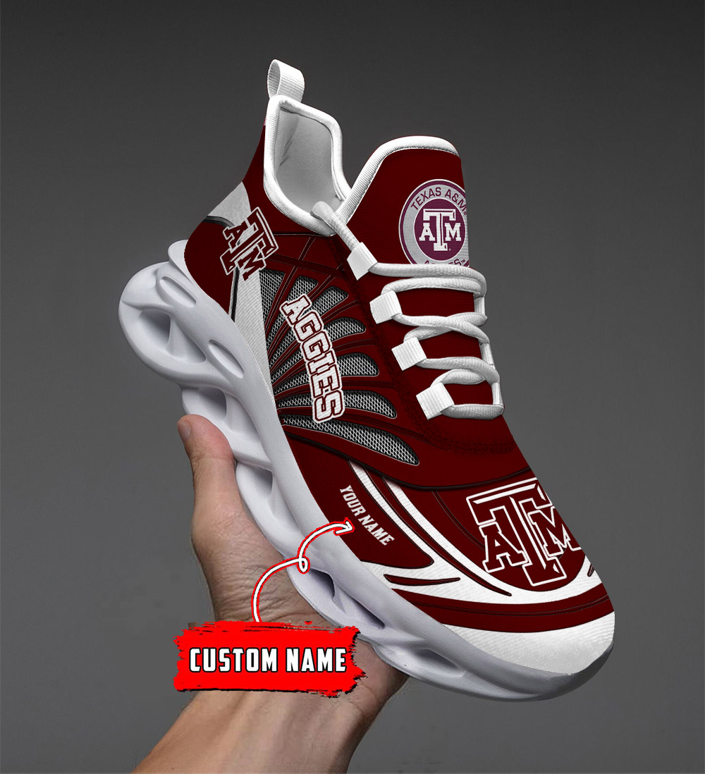 Custom Name   36  Miami Hurricanes  PERSONALIZED MAX SOUL SHOES  DS001