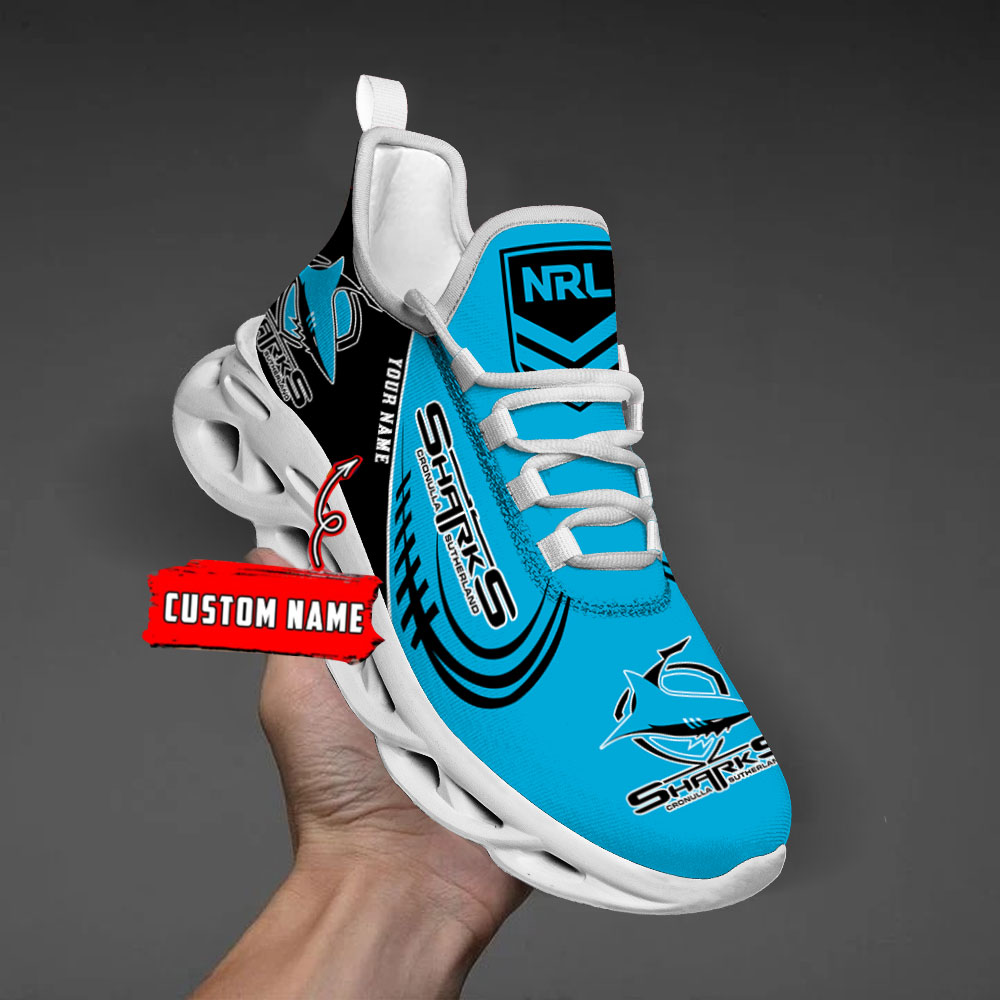 Custom Name  Sydney Swans PERSONALIZED MAX SOUL SHOES  DS006 (Copy)