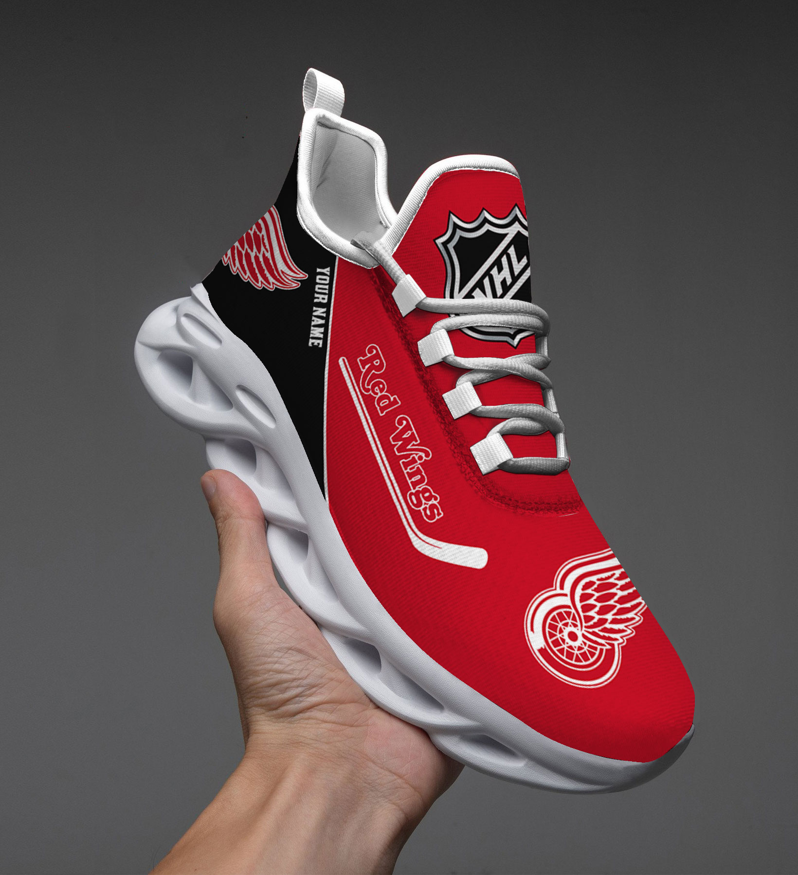 Custom Name  Columbus Blue Jackets PERSONALIZED MAX SOUL SHOES DS006  NEW 2022 M1