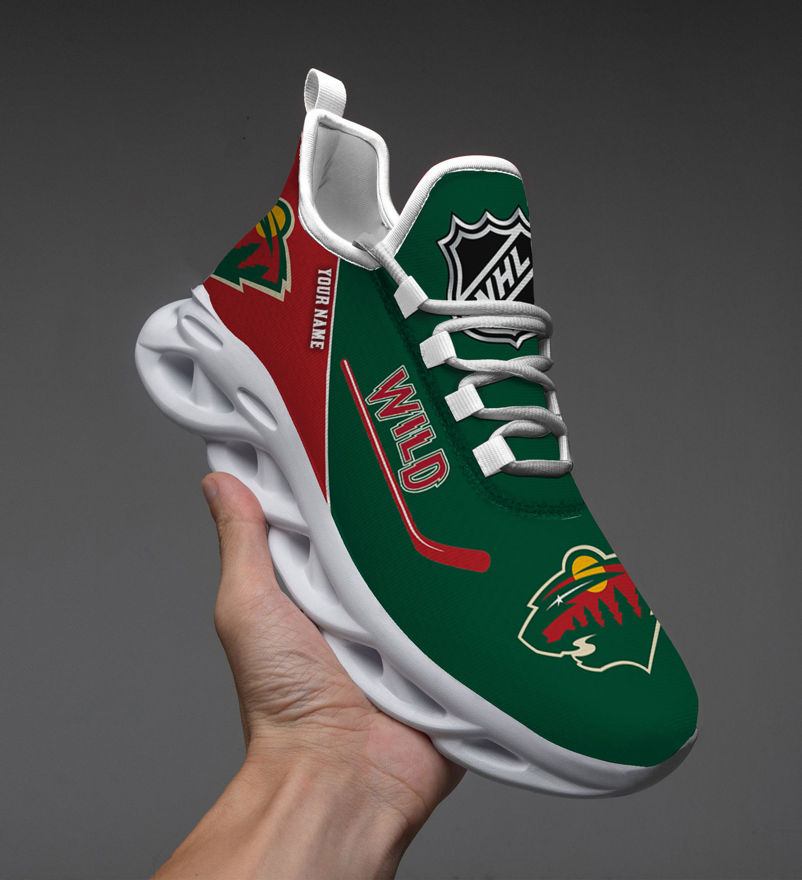 Custom Name  Colorado Avalanche PERSONALIZED MAX SOUL SHOES DS006  NEW 2022 M1