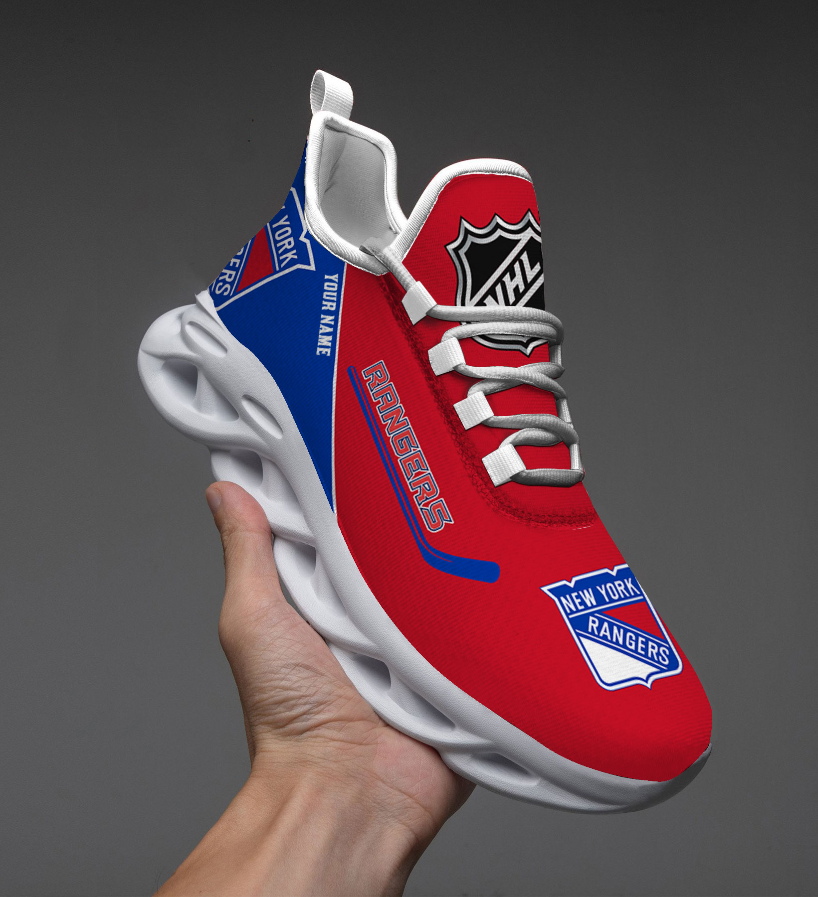 Custom Name  Detroit Red Wings PERSONALIZED MAX SOUL SHOES DS006  NEW 2022 M1