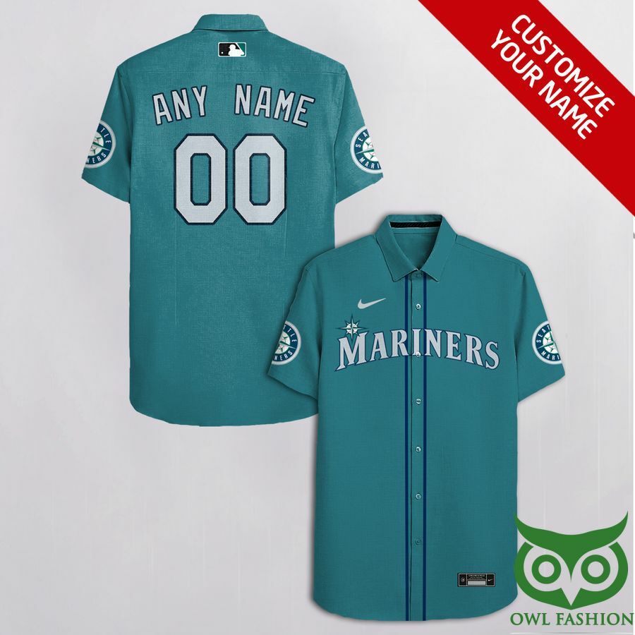 Customized Tampa Bay Rays White With Team On Sleeves Hawaiian Shirt