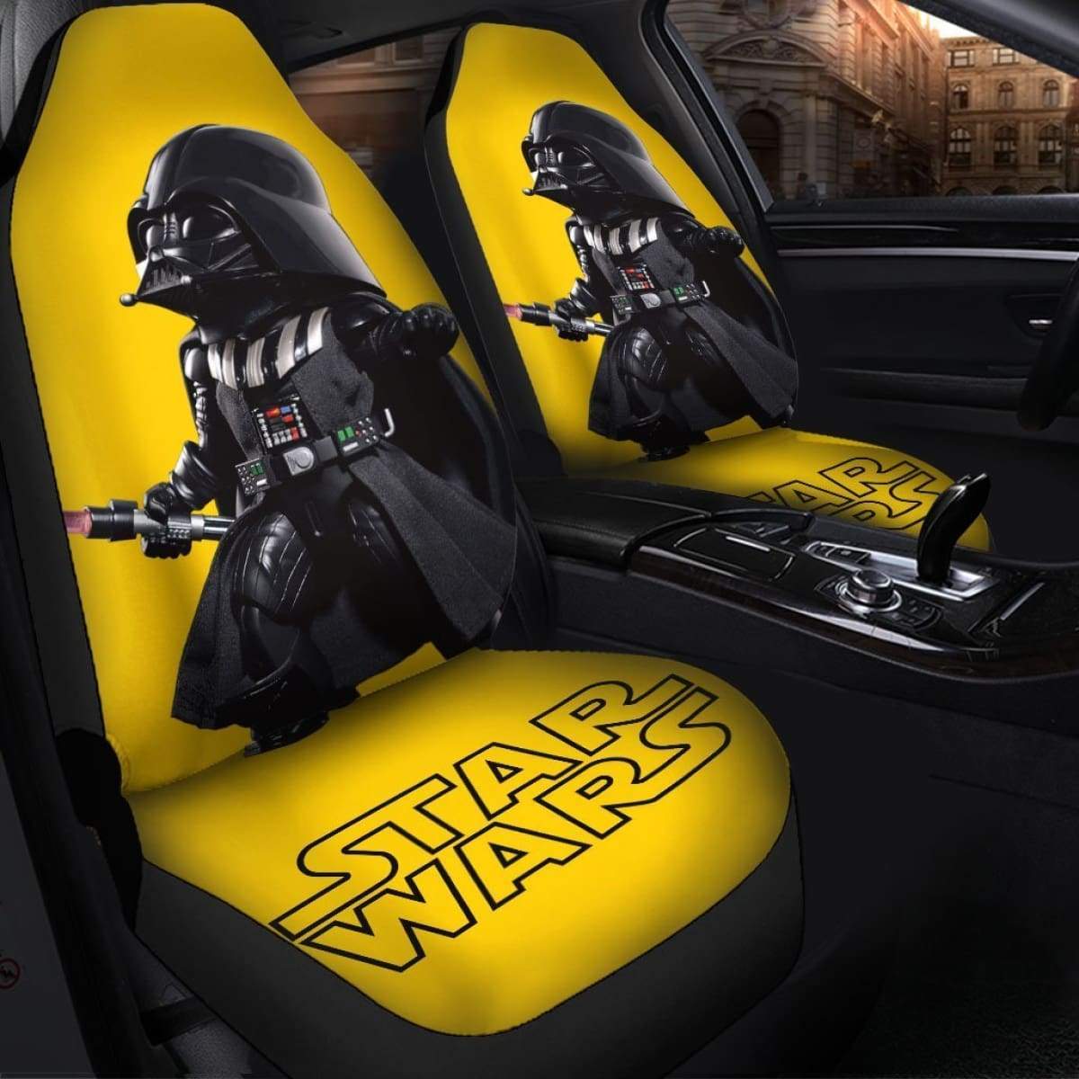 Baby Yoda Car Seat Cover ( Set of 2)