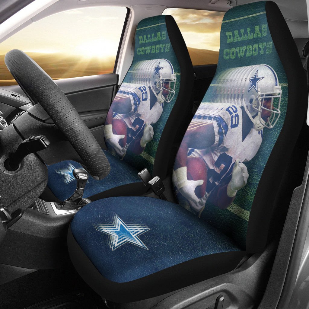 Los Angeles Rams American Football Team  Jalen Ramsey 20 Wearing Helmet Standing Car Seat Covers