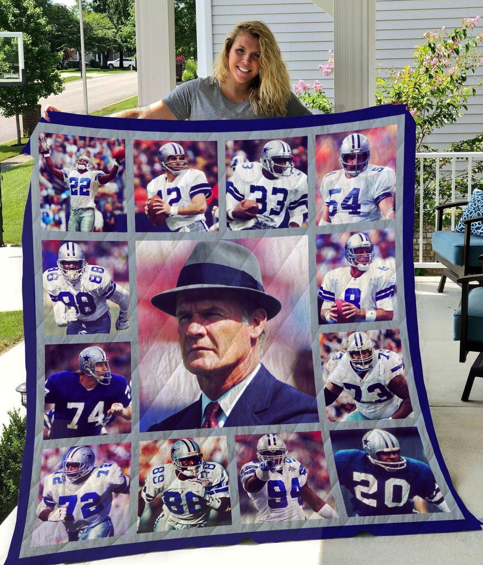 Dallas Cowboys 3D Quilt Blanket 985