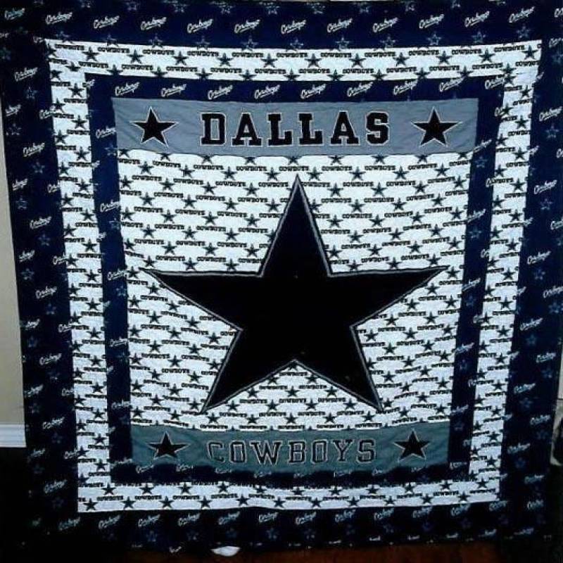 Dallas Cowboys Quilt Blanket Football Fan Gift MN07