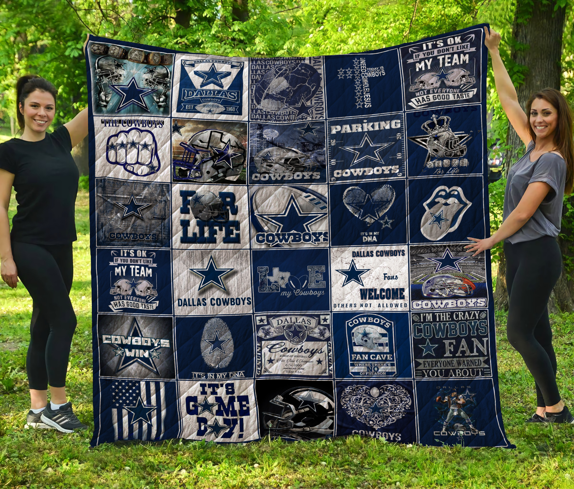 Carolina Panthers Quilt Blanket 01