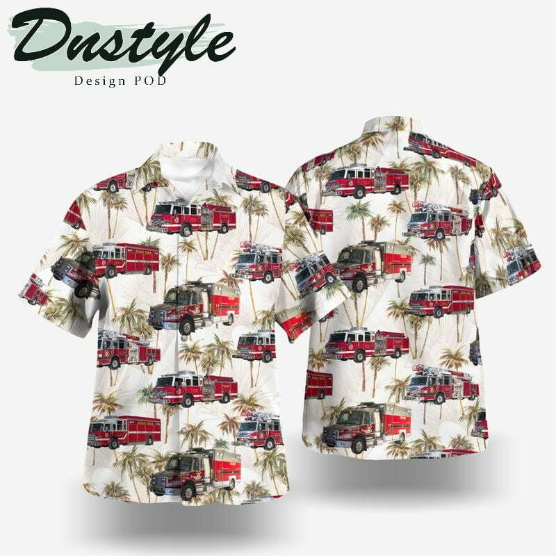 Sarasota County Florida Sarasota County Fire Department Hawaiian Shirt