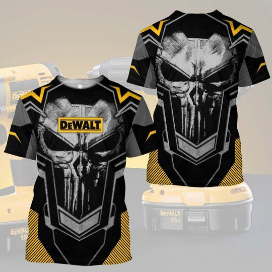 Dewalt Beautiful Tools 3D All Over Printed T-Shirt Ver11