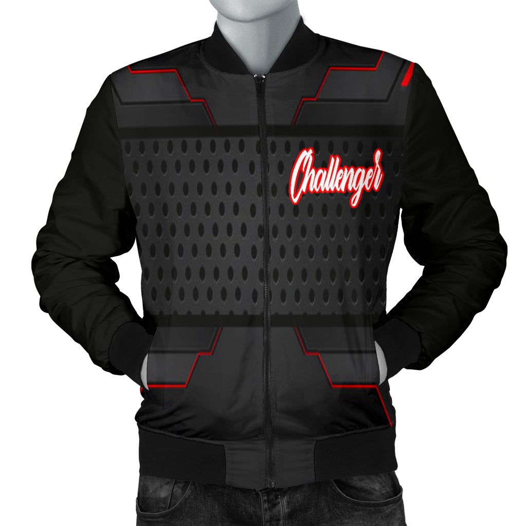 Cadillac Men's Bomber Jacket Red