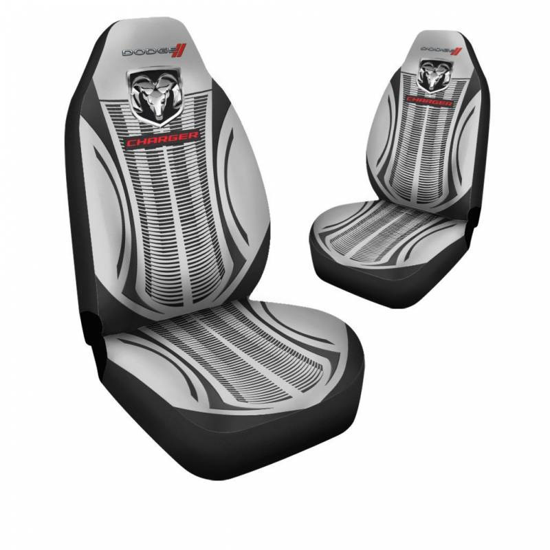 Ford F250- BDA Car Seat Cover (Set of 2) Ver1 (Light Blue)