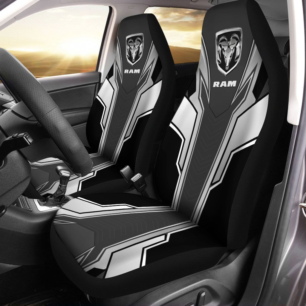 Los Angeles Rams Super Bowl LVI 2022 Car Seat Covers (SET OF 2) - v4