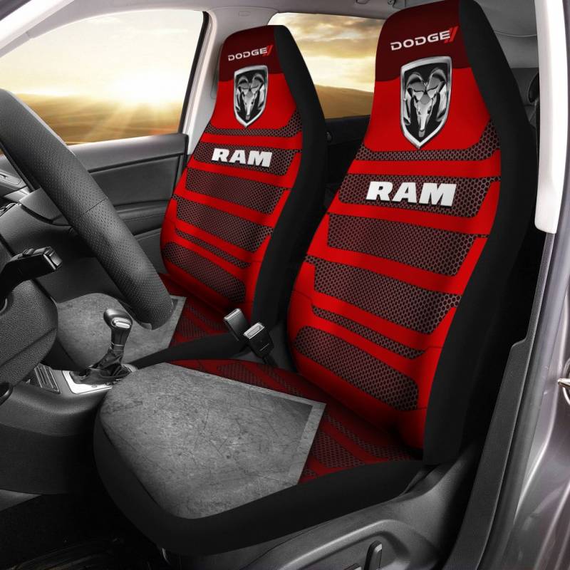 Jeep Wrangler Car Seat Cover (Set Of 2) Ver 16 (Blue)