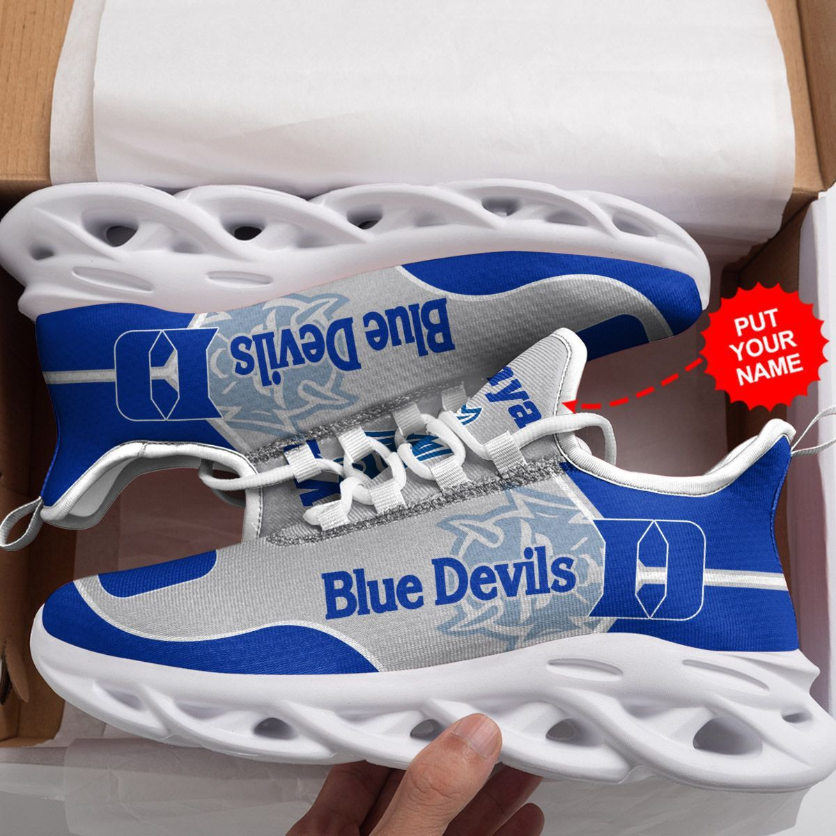 Kentucky Wildcats Football Team Custom Personalized With Name Max Soul Sneakers Shoes