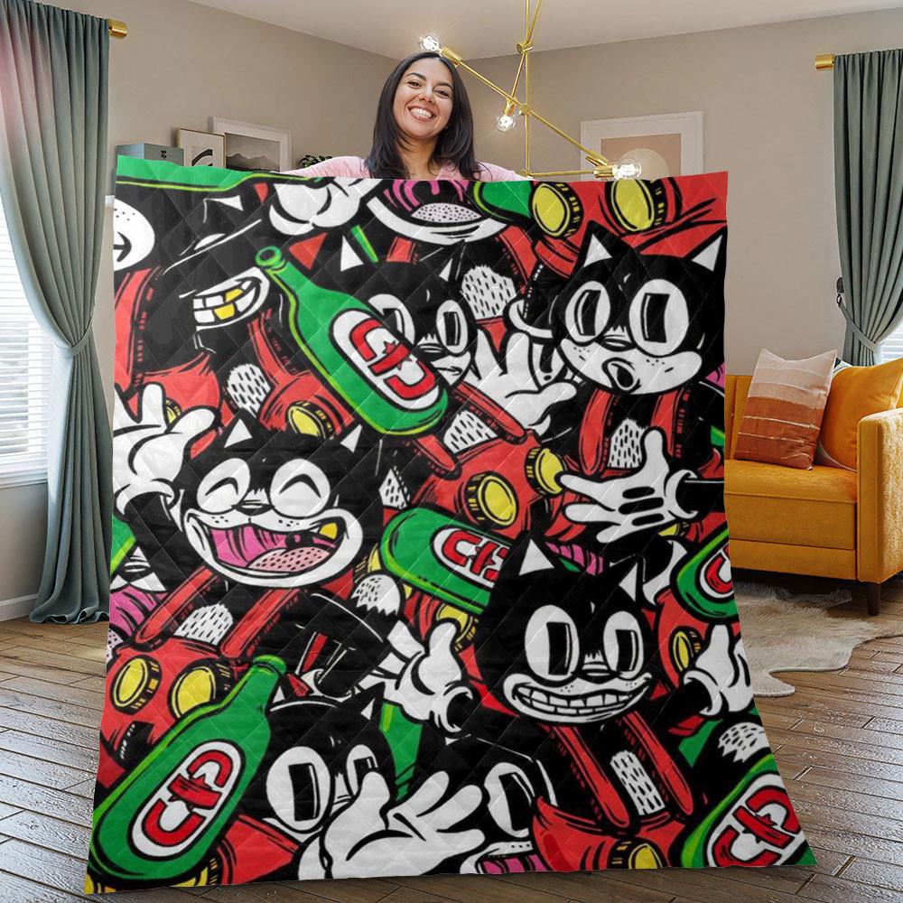 Full Items Of Witches ,Full Items Of Witches Quilt Blanket 