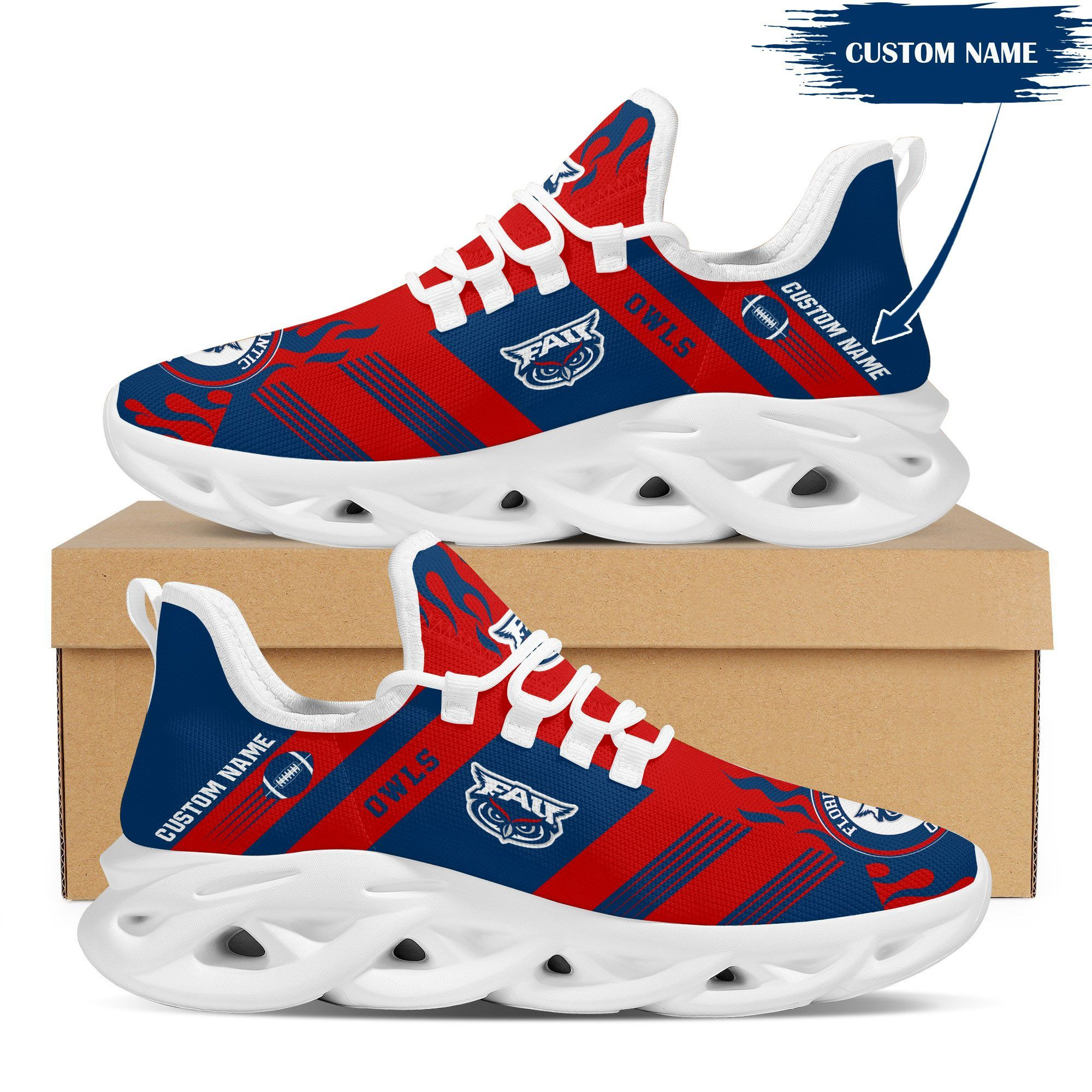 Louisville Cardinals Custom Personalized Max Soul Sneakers Shoes