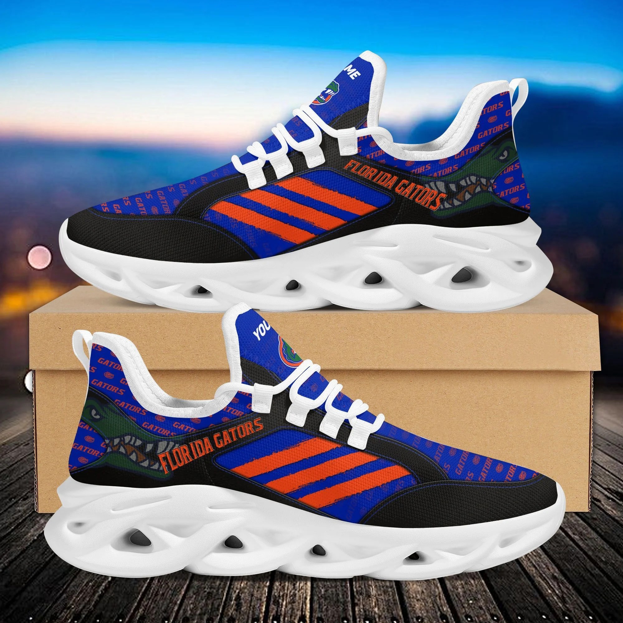 Los Angeles Chargers Custom Name Personalized Max Soul Sneakers Shoes