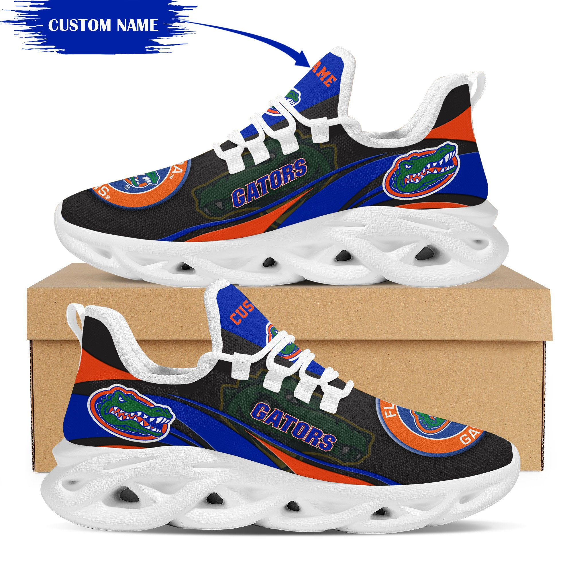 New England Patriots Custom Personalized Max Soul Sneakers Shoes