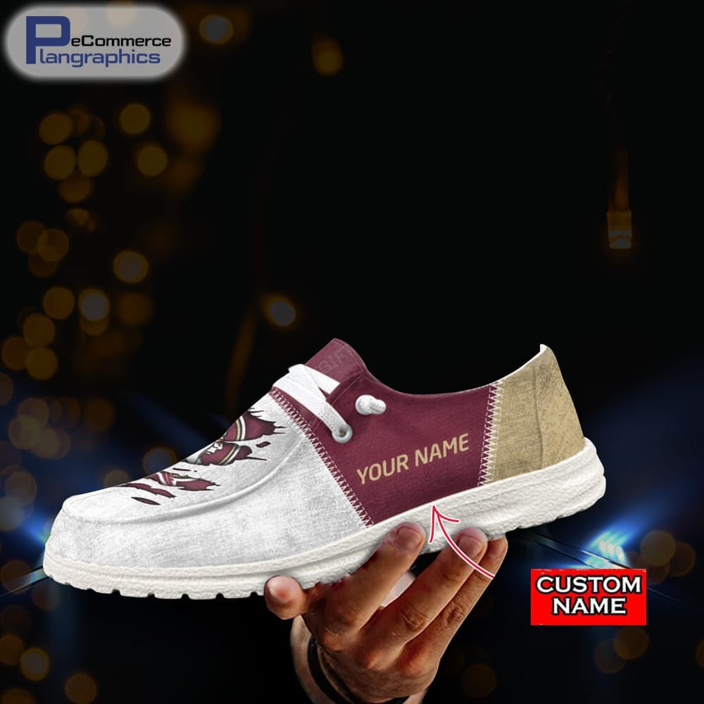 Georgia Southern Eagles Custom Name Hey Dude Shoes 