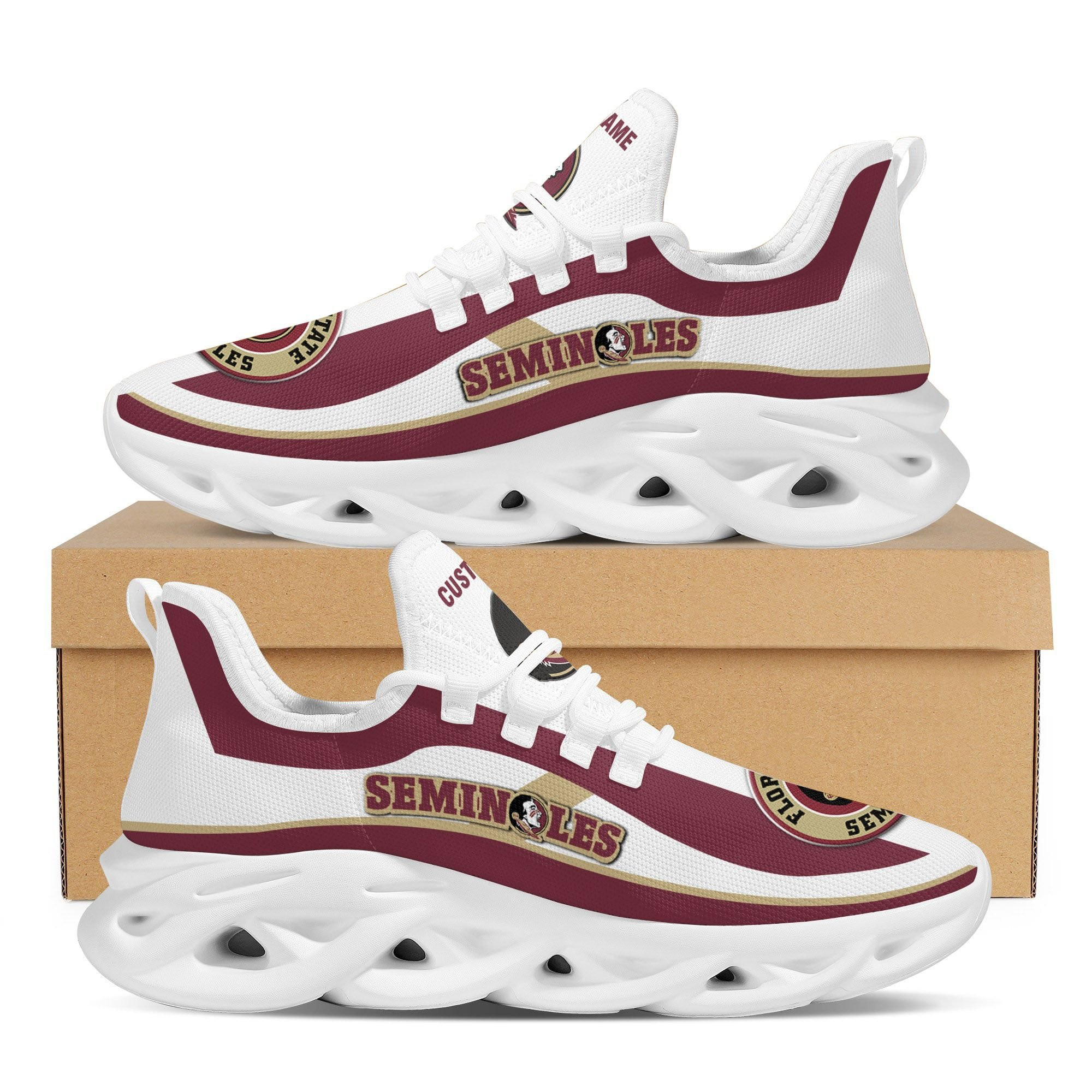Chicago Bears Custom Name Personalized Max Soul Sneakers Shoes