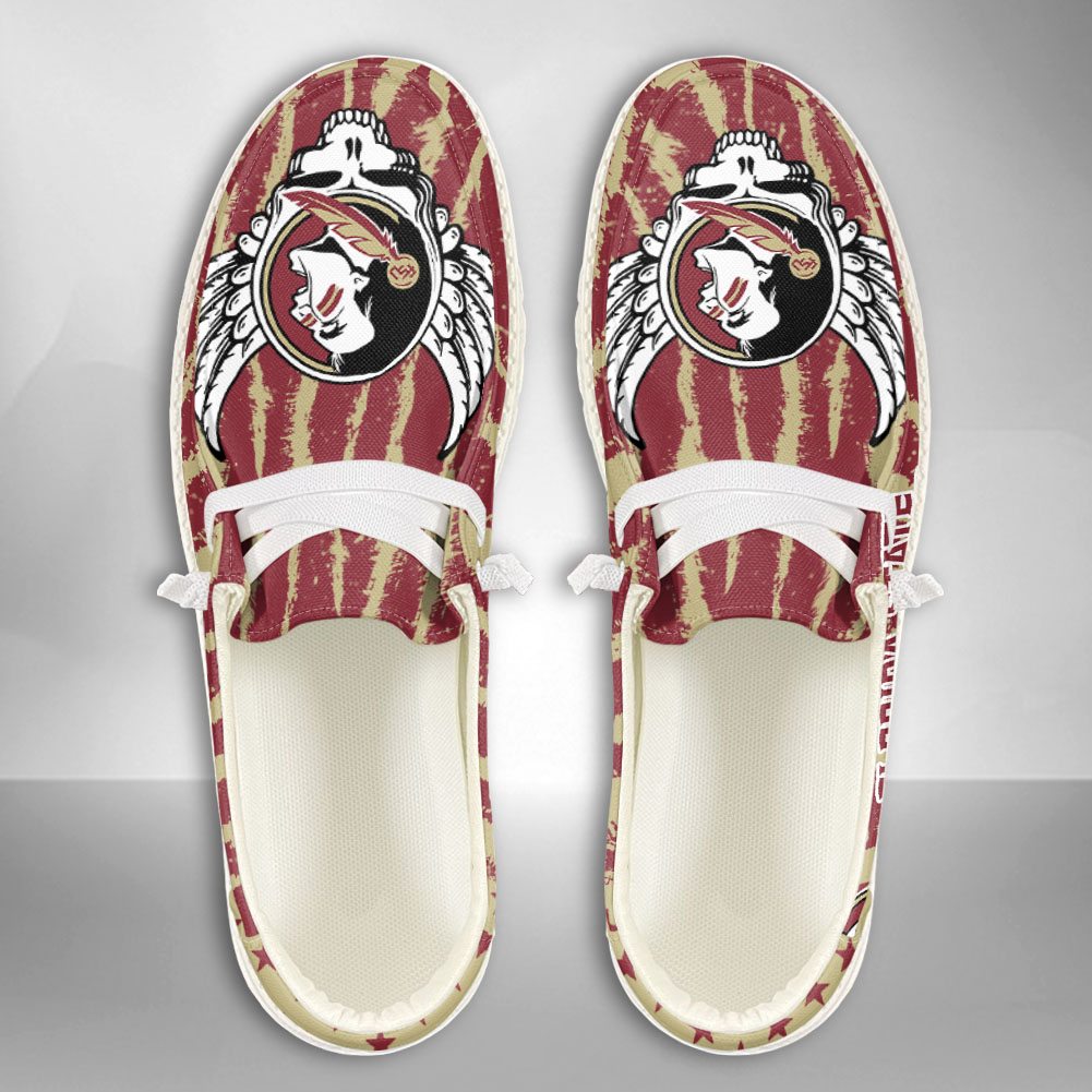 Miami Hurricanes Personalized Hey Dude Sports Shoes - Custom Name Design