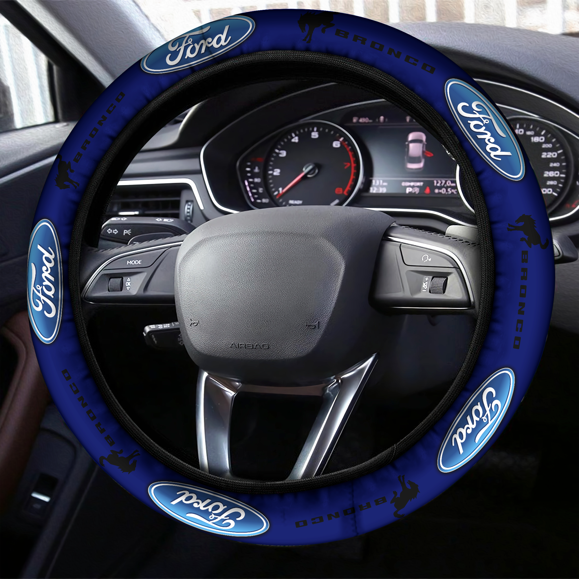 Honda Civic Steering Wheel Cover Red