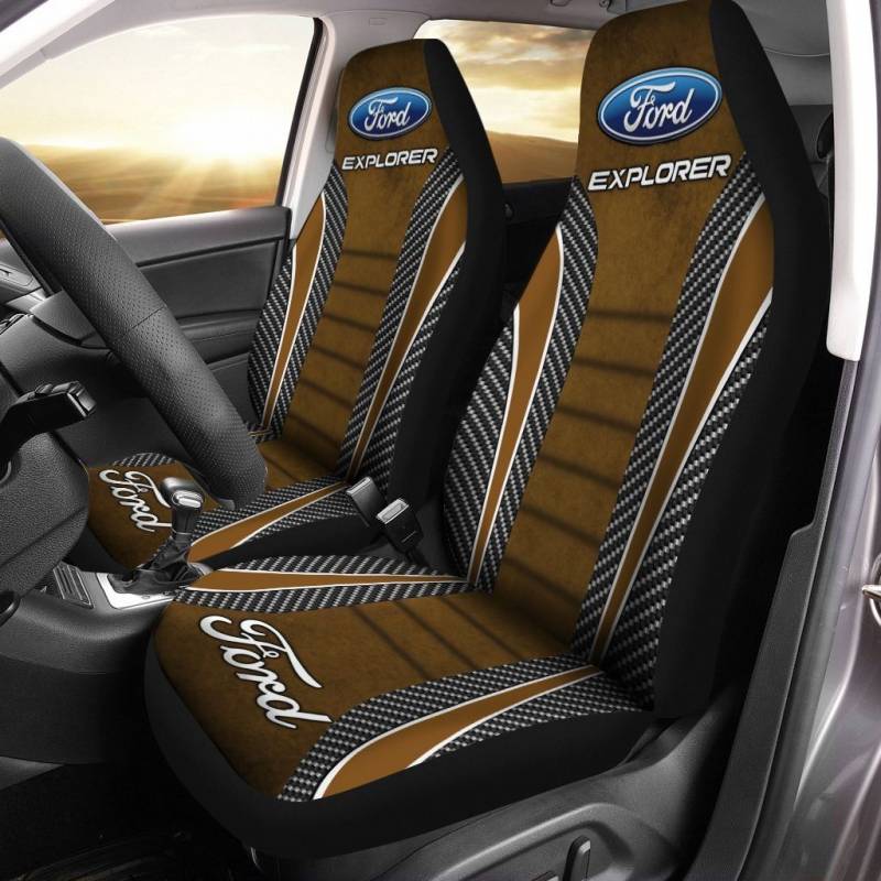 Chevrolet Tahoe TDV Car Seat Cover (Set of 2) Ver 1 (Grey)