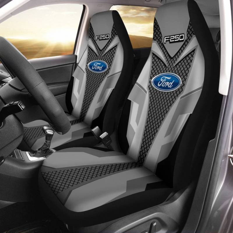 Dodge Charger NTA Car Seat Cover (Set of 2) Ver 1 (grey)