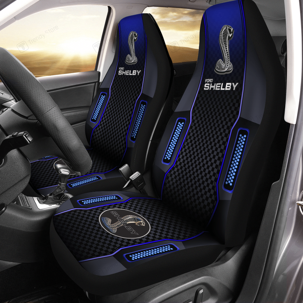 Ford Shelby Mustang Car Seat Cover (Set Of 2)-v2