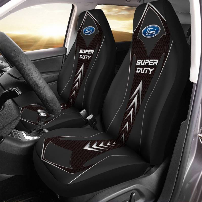 Ford F150 NTA Car Seat Cover (Set of 2) Ver 2 (Blue)