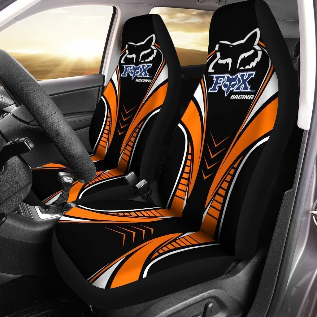 Tacoma  Car Seat Cover (Set of 2) Ver 3 (Red)