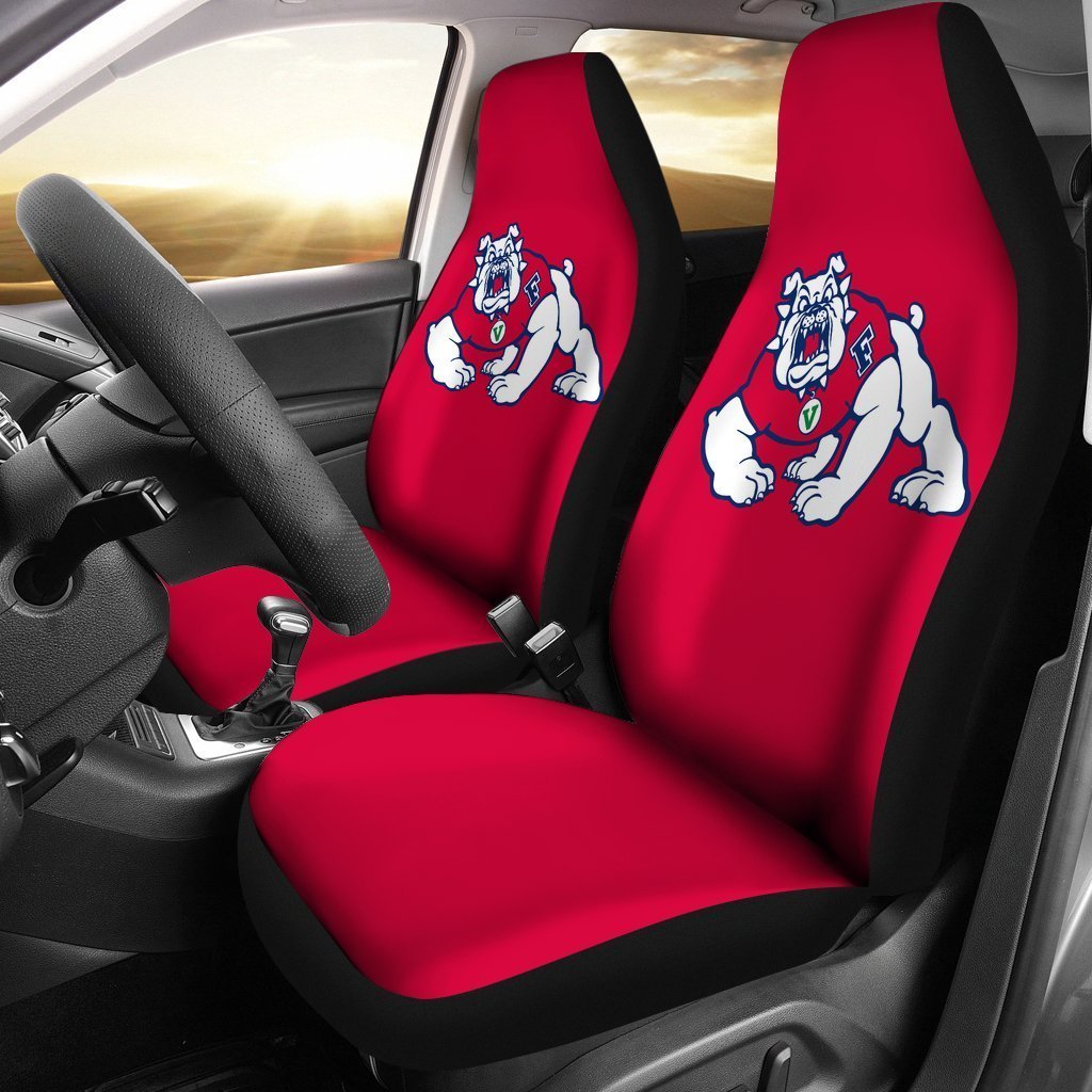 Poodle Cute Car Seat Cover ( Set of 2)
