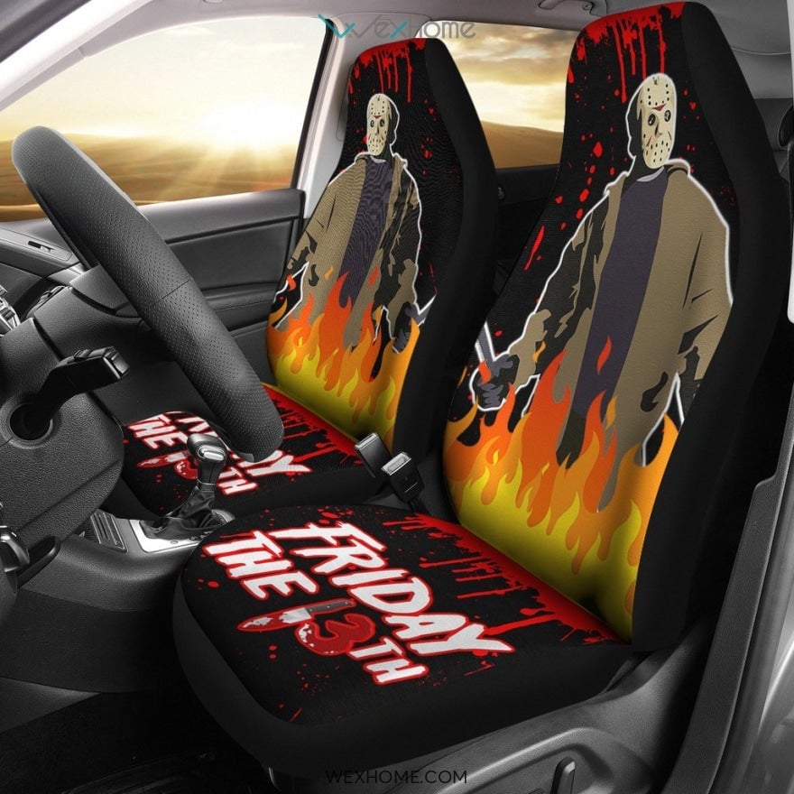 Art Wolf Car Seat Covers Mandala Style