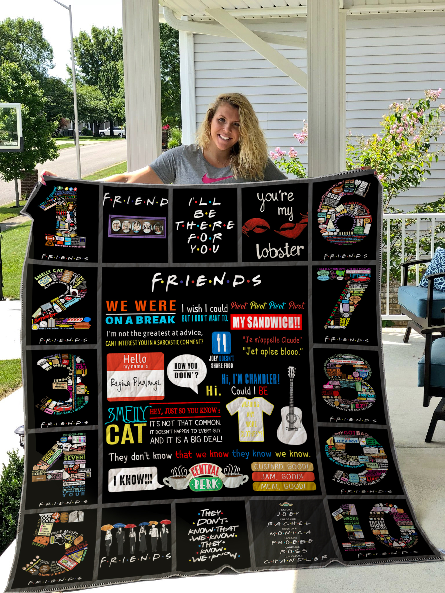 New Girl Quilt Blanket – Ver.0117