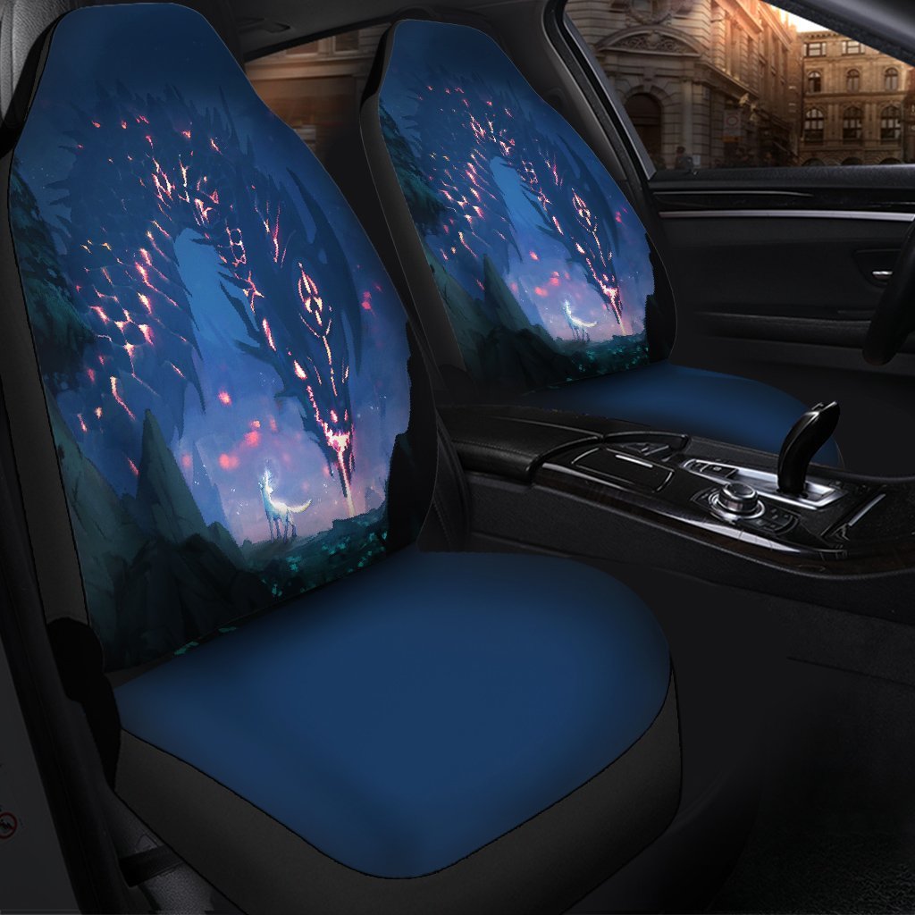 Galactus Vs Captain Seat Cover