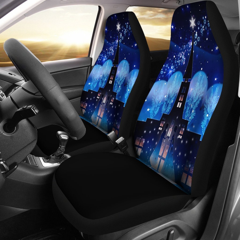 Samoyed Cute Car Seat Cover ( Set of 2)