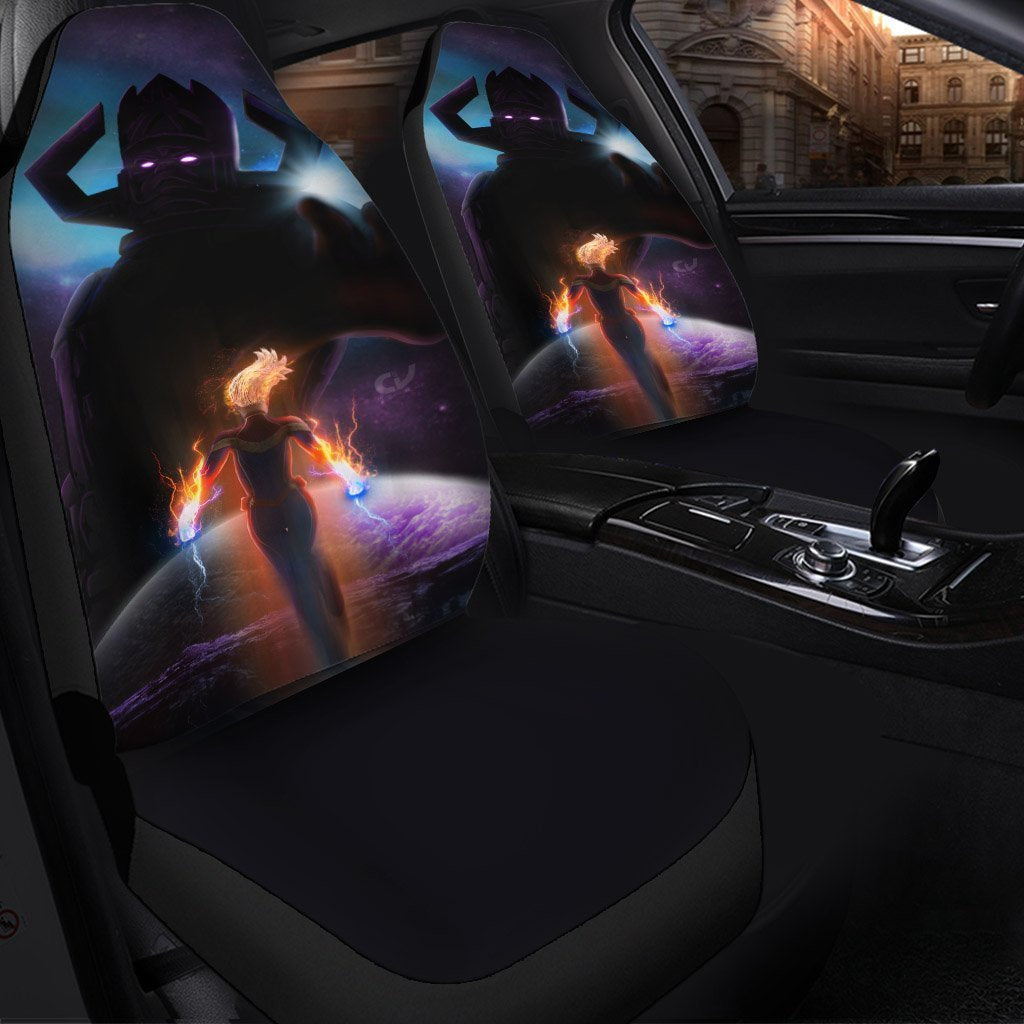 Wolf Sad Face Wild Car Seat Cover ( Set of 2)