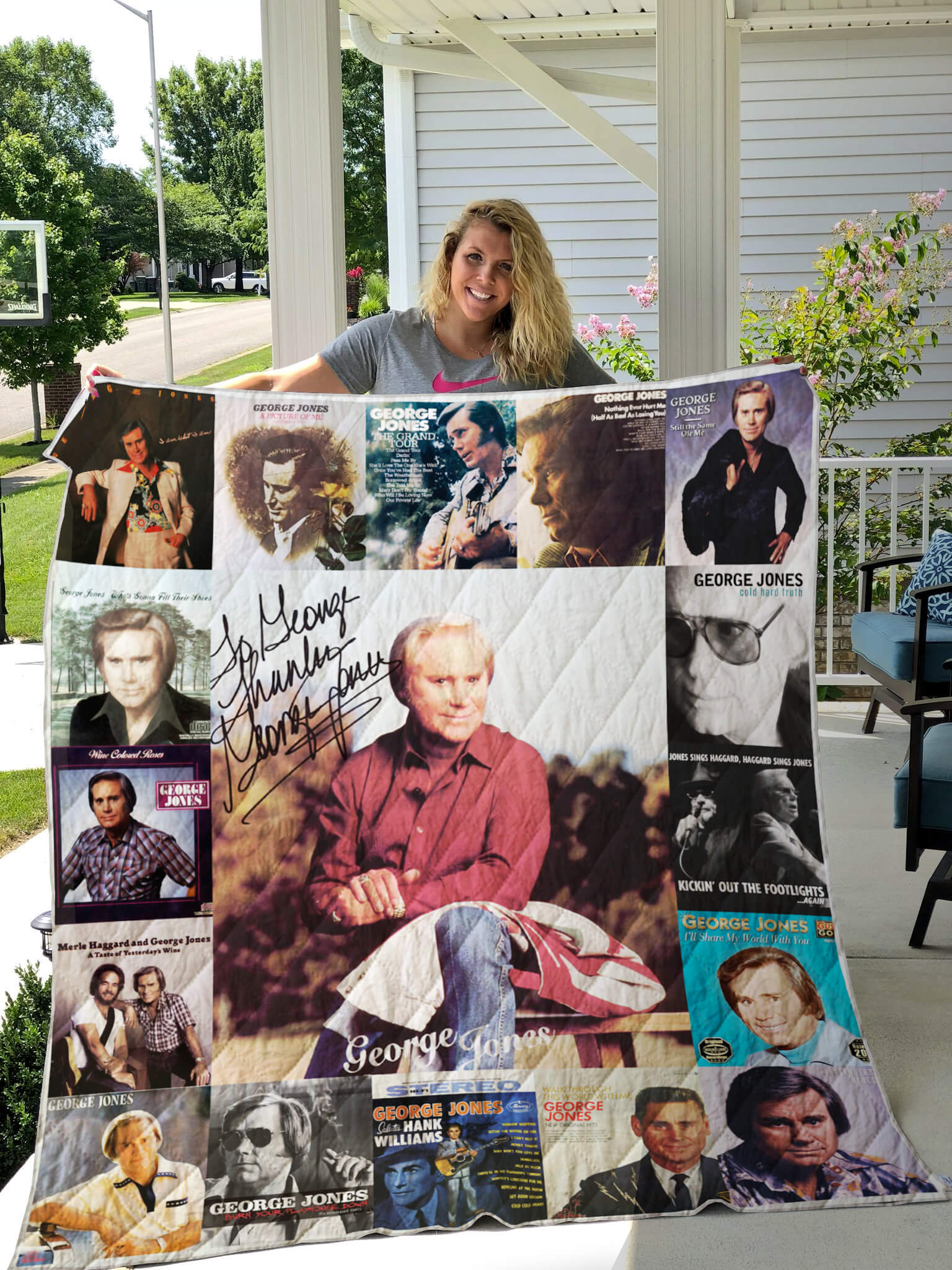 Garth Brooks Quilt Blanket