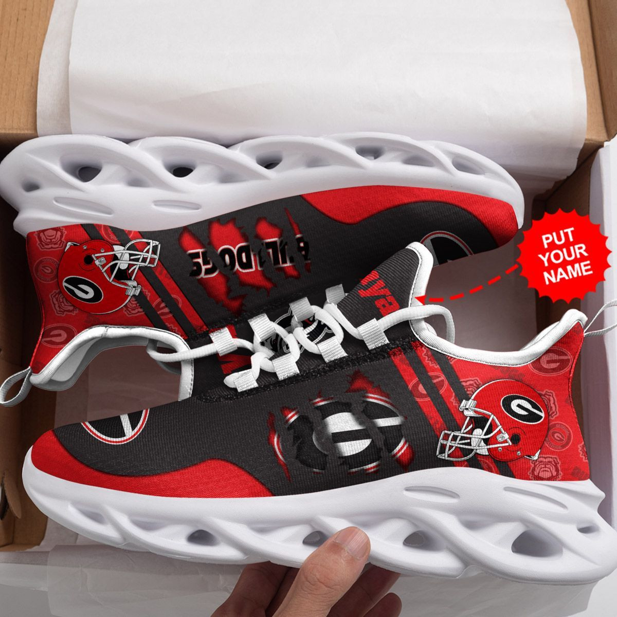 Columbus Blue Jackets Custom Personalized Max Soul Sneakers Shoes
