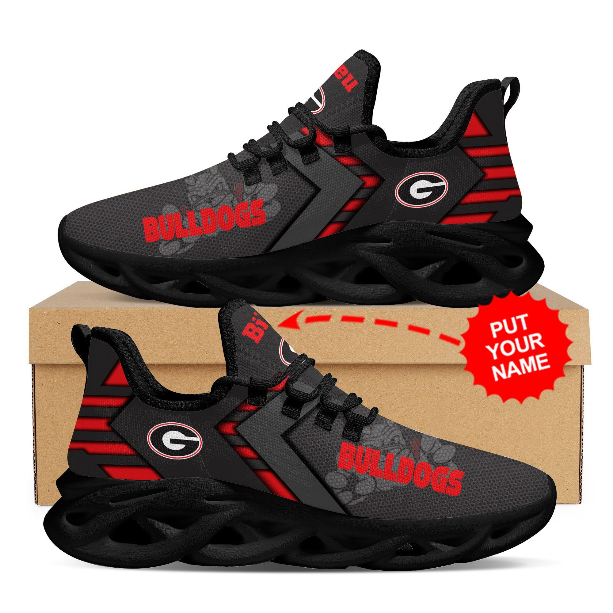 Kansas Jayhawks Max Soul Sneakers Shoes