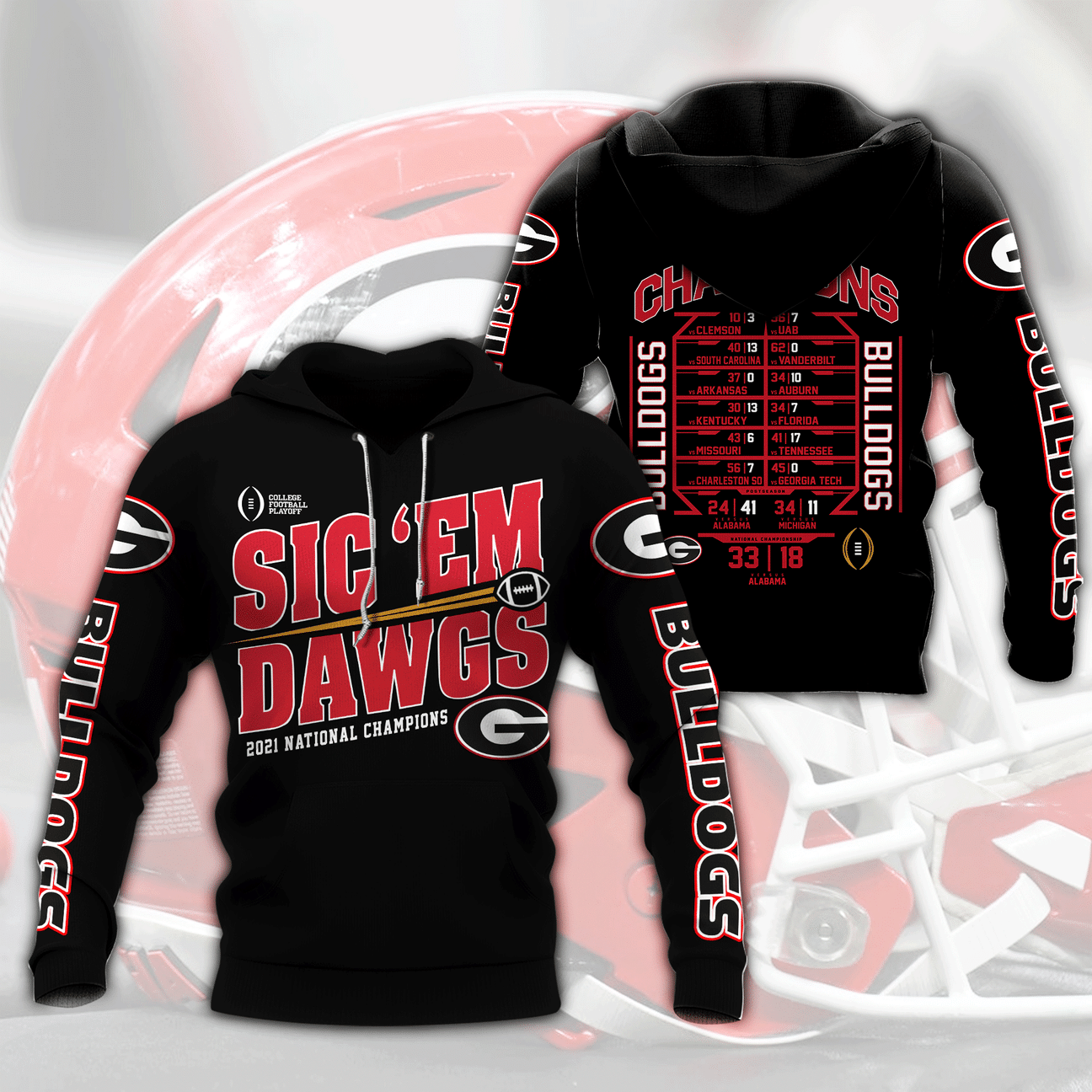 GEORGIA BULLDOGS Hoodies - v16