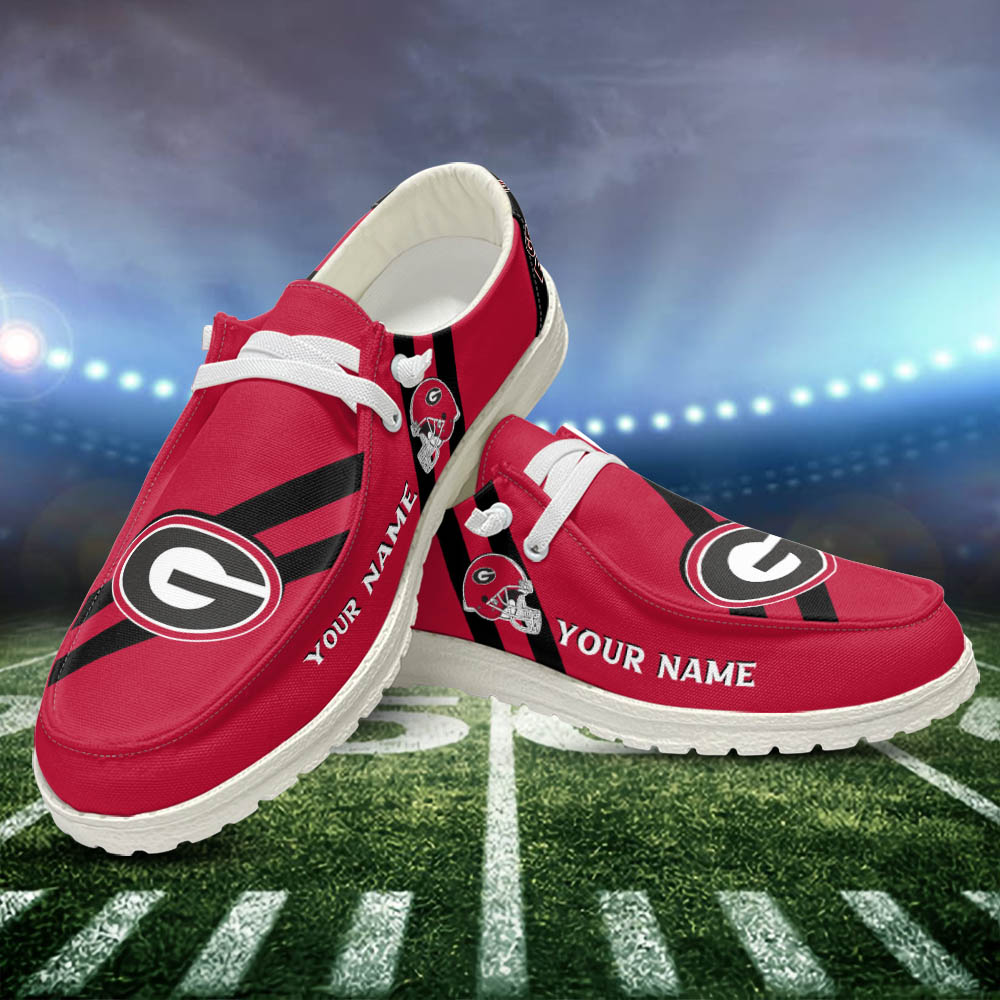 Texas Longhorns Personalized Hey Dude Sports Shoes - Custom Name Design