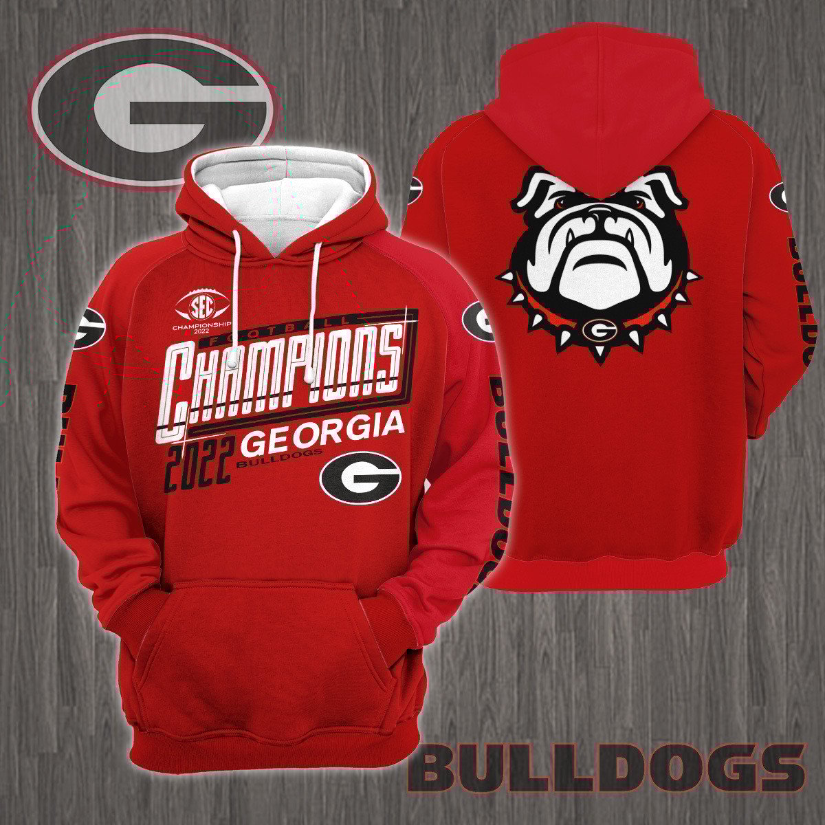 Georgia Bulldogs SEC Champions Shirt Ver 1